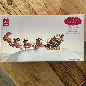 St. Nicholas Square Santa & Sleigh